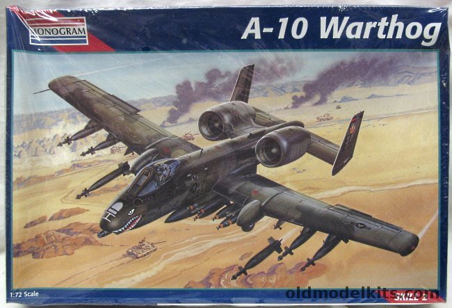 Monogram 1/72 A-10A Warthog - Thunderbolt II - USAF 23rd Tactical Fighter Wing England AFB Louisiana, 5430 plastic model kit